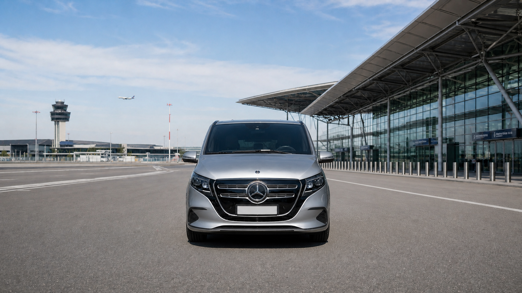 Mercedes V-Class private airport shuttle
